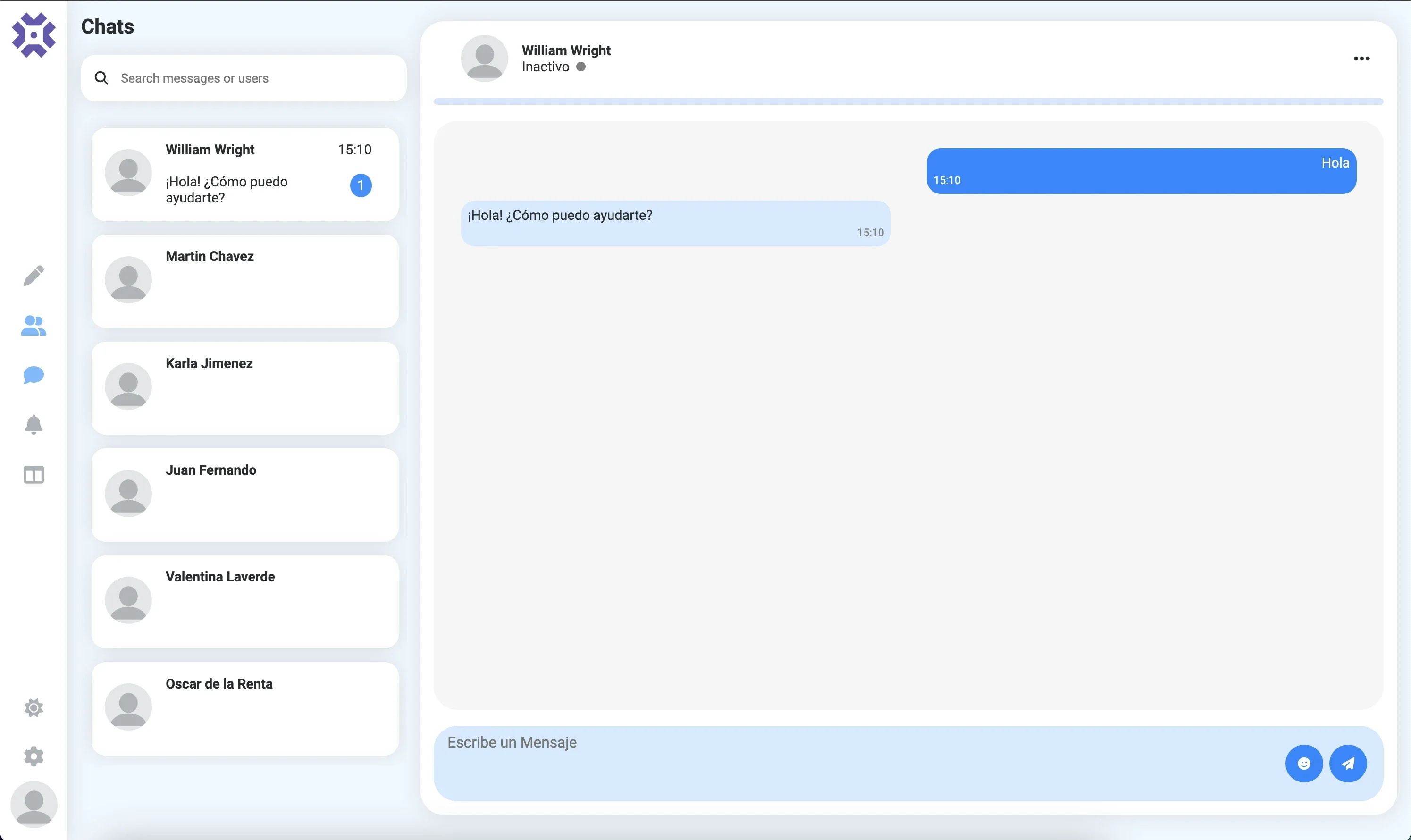 Desafió técnico por Intellion para chatbot con respuestas predefinidas